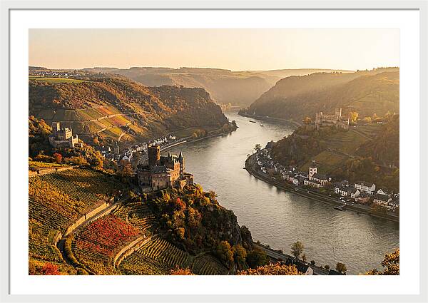 Golden Hour Over Rhine Gorge