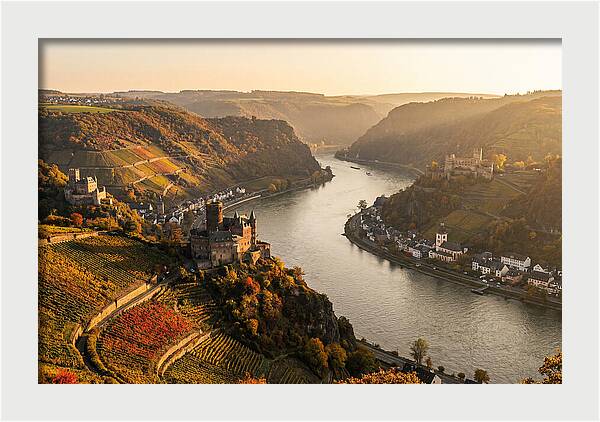 Golden Hour Over Rhine Gorge