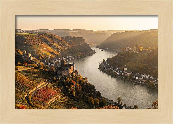 Golden Hour Over Rhine Gorge