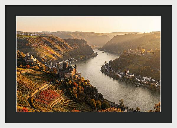 Golden Hour Over Rhine Gorge