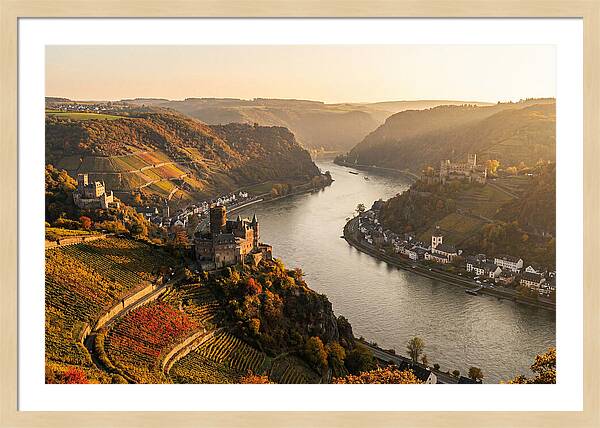 Golden Hour Over Rhine Gorge