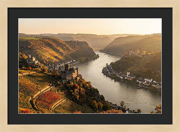 Golden Hour Over Rhine Gorge