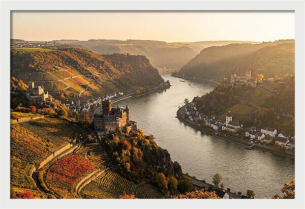 Golden Hour Over Rhine Gorge