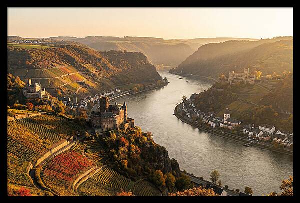 Golden Hour Over Rhine Gorge
