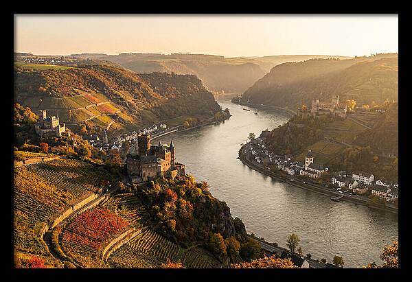 Golden Hour Over Rhine Gorge