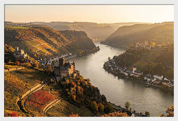 Golden Hour Over Rhine Gorge