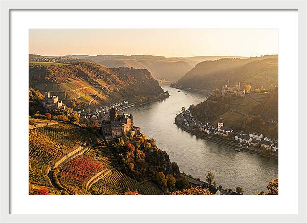 Golden Hour Over Rhine Gorge