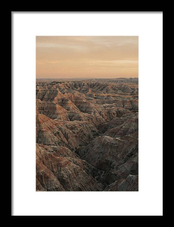 Golden Hour Over The Badlands