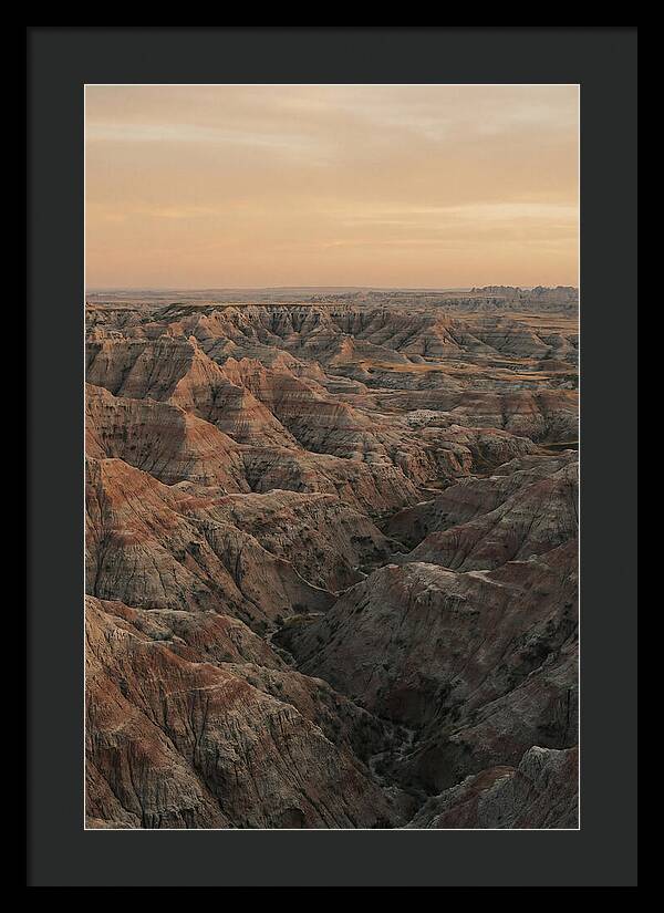 Golden Hour Over The Badlands