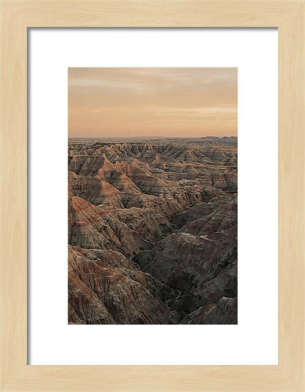 Golden Hour Over The Badlands