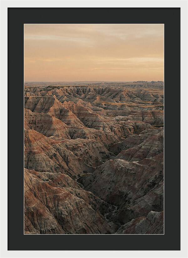 Golden Hour Over The Badlands