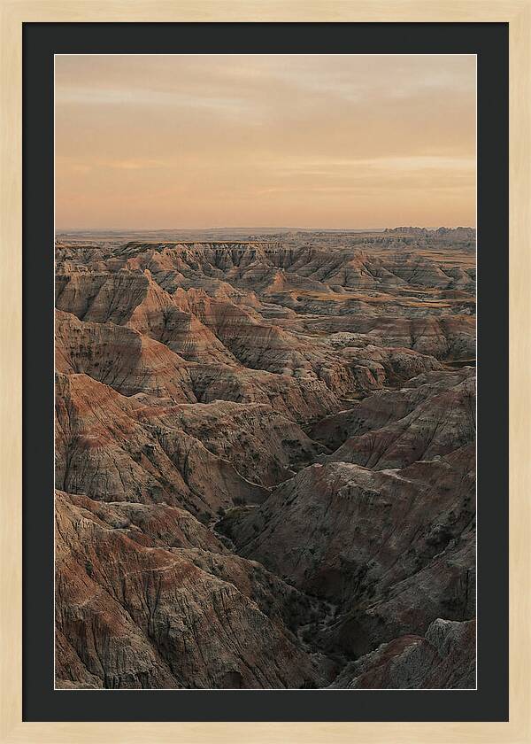 Golden Hour Over The Badlands
