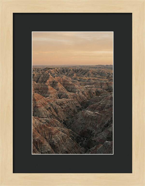 Golden Hour Over The Badlands
