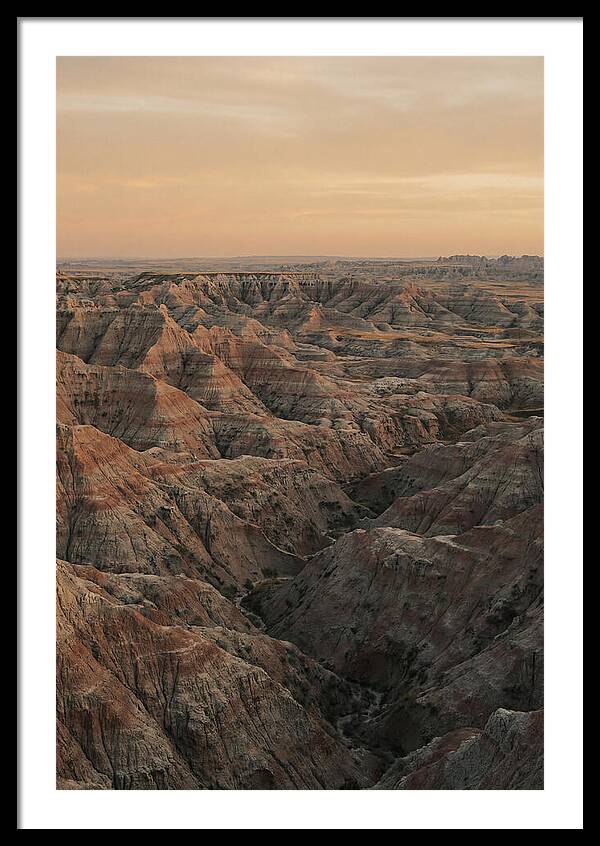 Golden Hour Over The Badlands