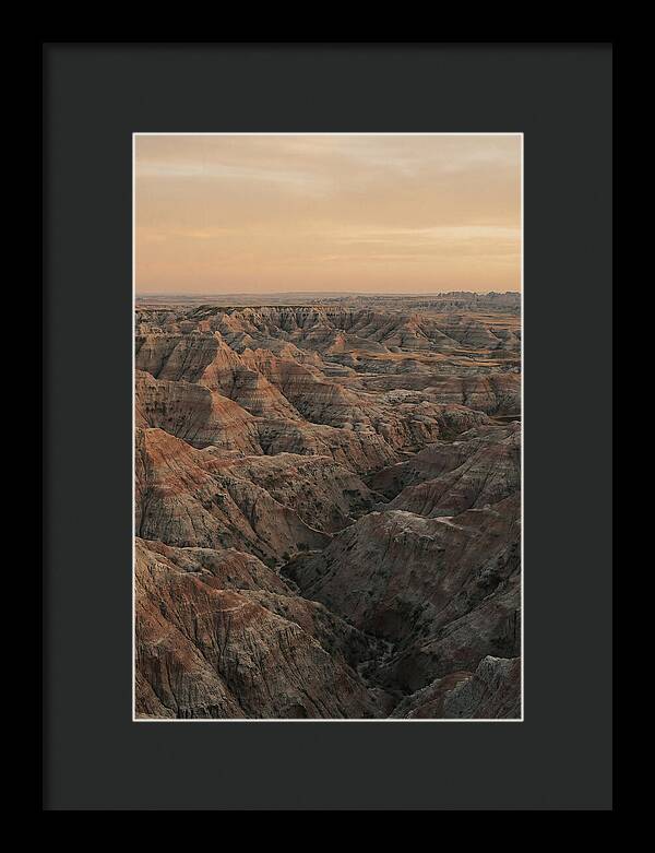 Golden Hour Over The Badlands