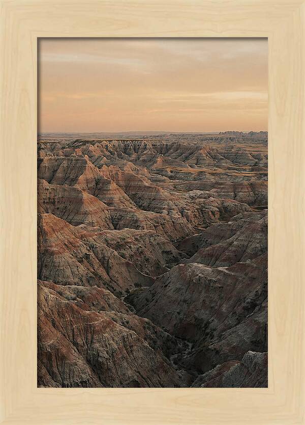 Golden Hour Over The Badlands