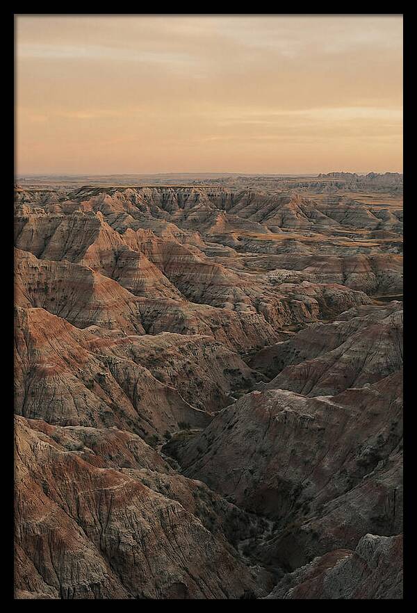 Golden Hour Over The Badlands