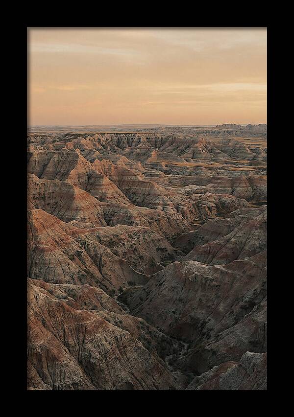 Golden Hour Over The Badlands