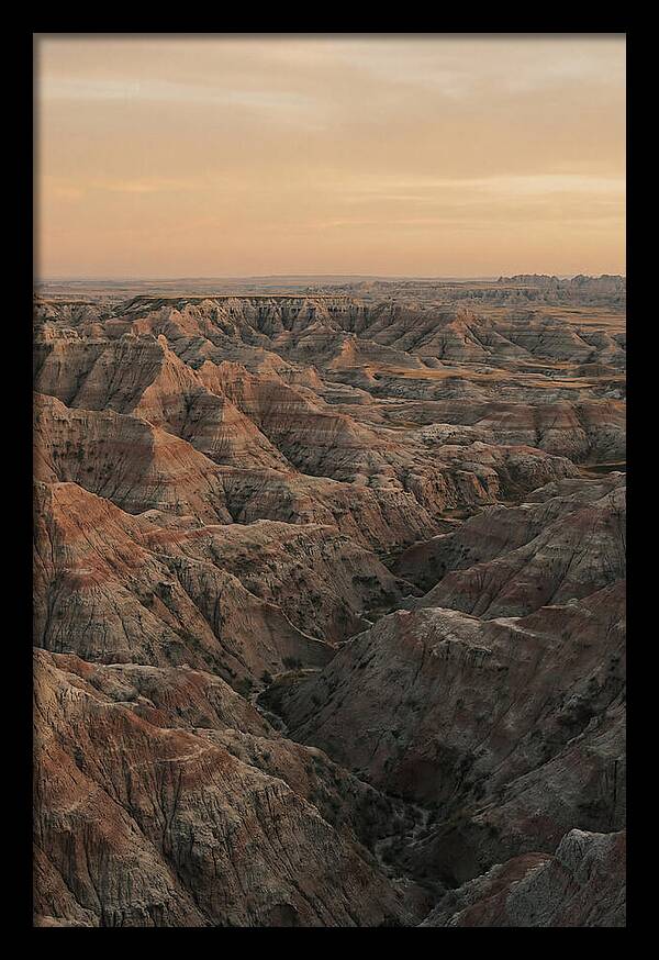 Golden Hour Over The Badlands