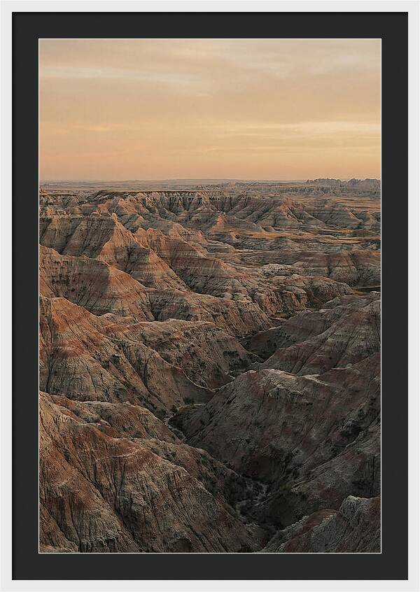 Golden Hour Over The Badlands