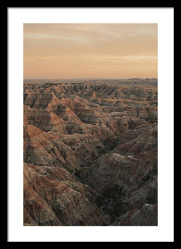 Golden Hour Over The Badlands