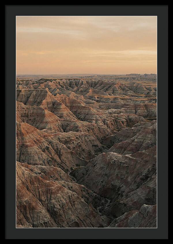 Golden Hour Over The Badlands