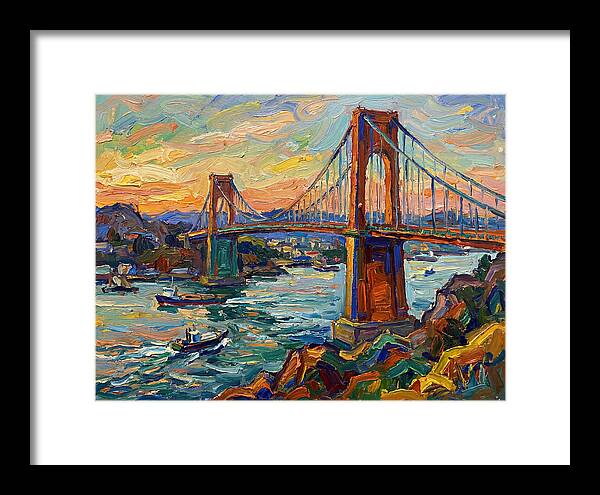 Golden Hour Over The Bridge