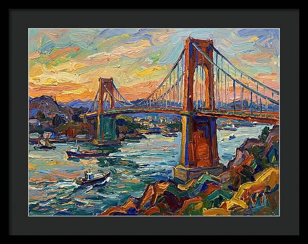 Golden Hour Over The Bridge