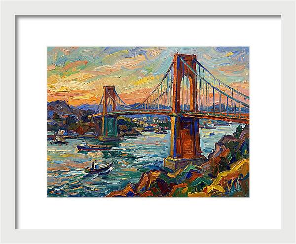 Golden Hour Over The Bridge