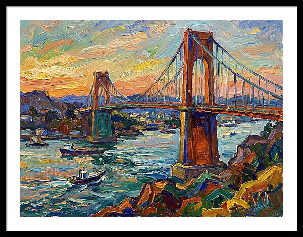 Golden Hour Over The Bridge