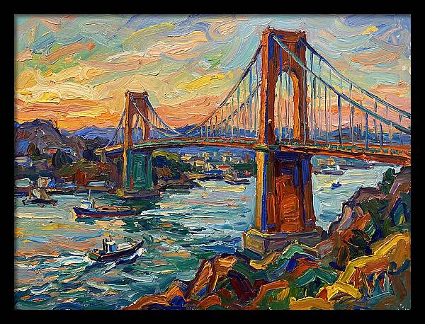 Golden Hour Over The Bridge
