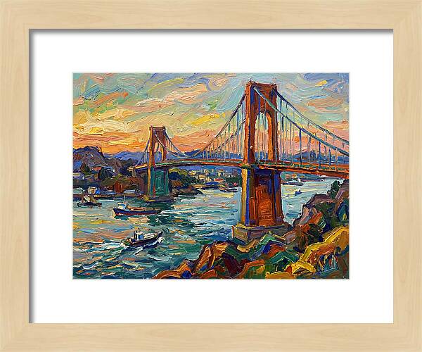 Golden Hour Over The Bridge