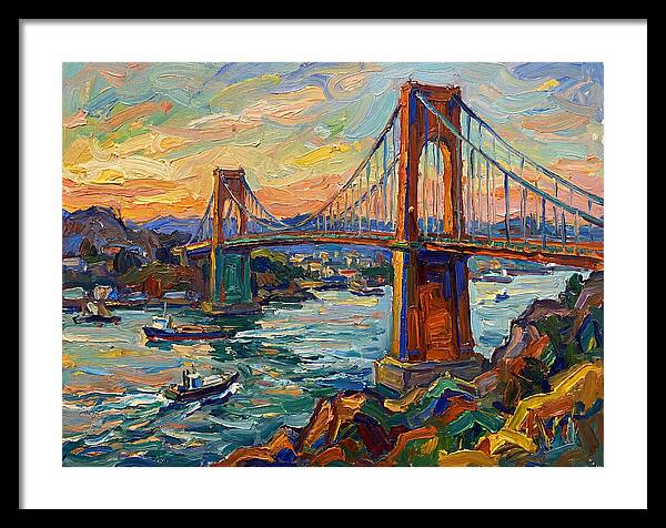 Golden Hour Over The Bridge