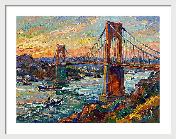 Golden Hour Over The Bridge