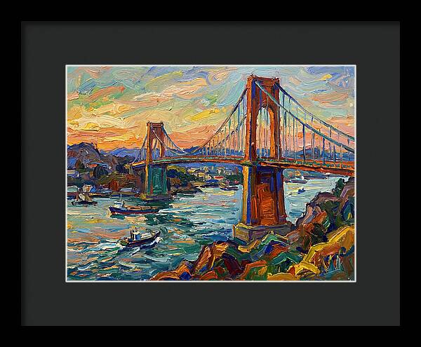Golden Hour Over The Bridge