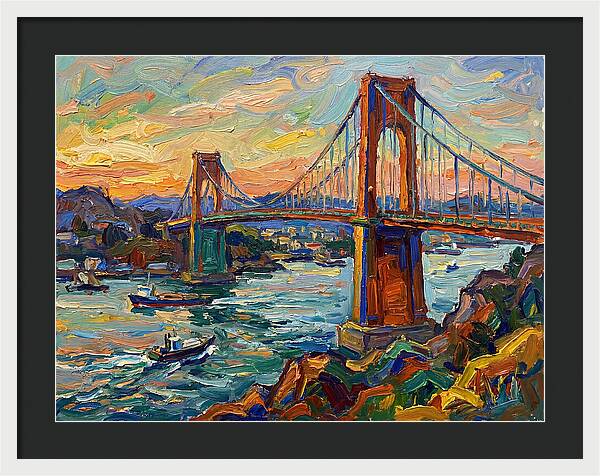Golden Hour Over The Bridge