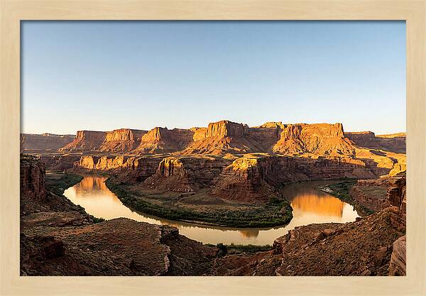 Golden Hour Over The Canyon