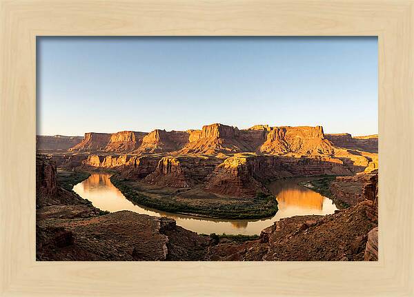 Golden Hour Over The Canyon