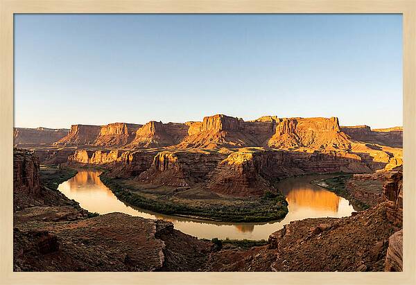 Golden Hour Over The Canyon