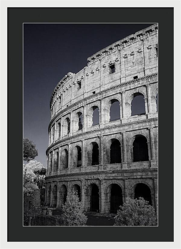 Golden Hour Over The Colosseum
