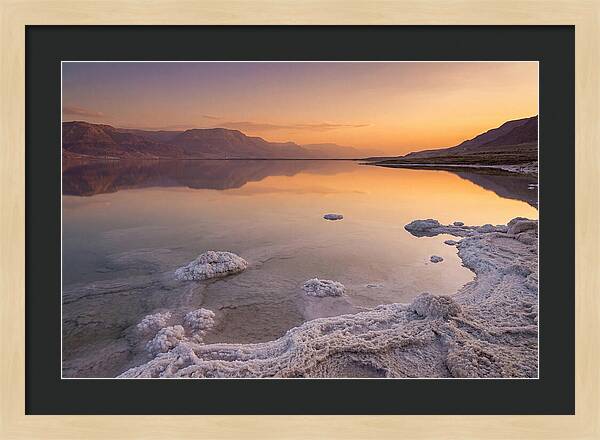 Golden Hour Over The Dead Sea