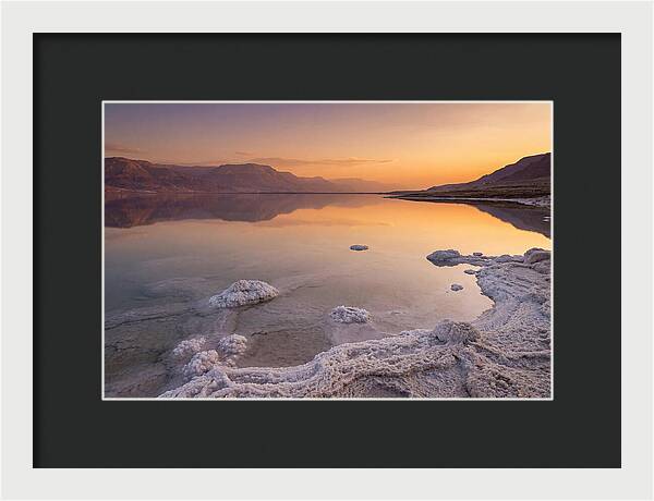 Golden Hour Over The Dead Sea