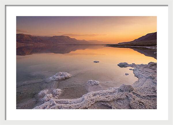 Golden Hour Over The Dead Sea