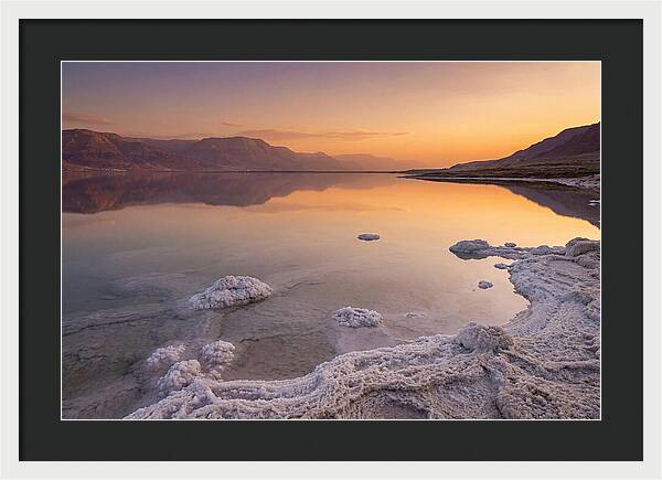 Golden Hour Over The Dead Sea