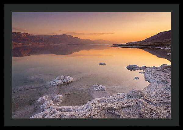 Golden Hour Over The Dead Sea