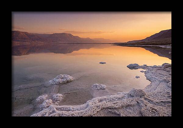 Golden Hour Over The Dead Sea