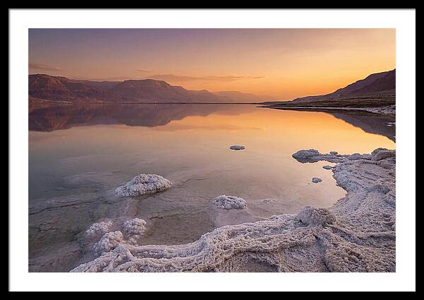 Golden Hour Over The Dead Sea