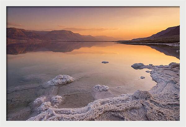 Golden Hour Over The Dead Sea