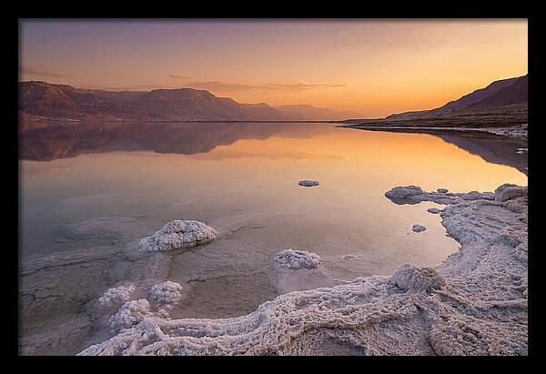 Golden Hour Over The Dead Sea