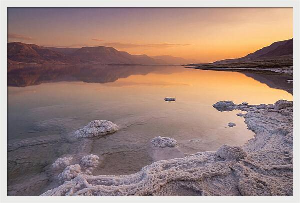 Golden Hour Over The Dead Sea